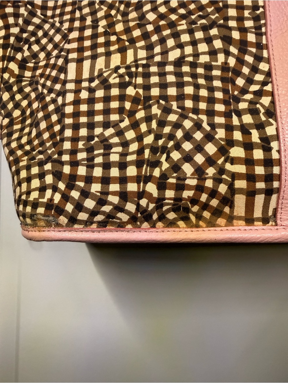 MCM Pink Visetos Tote with Detachable Pouch - Picture 13 of 16